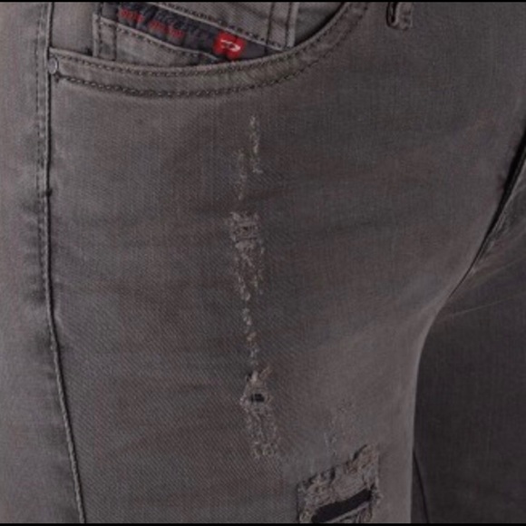 Diesel Grey-Black Skinny Jeans - Picture 7 of 10